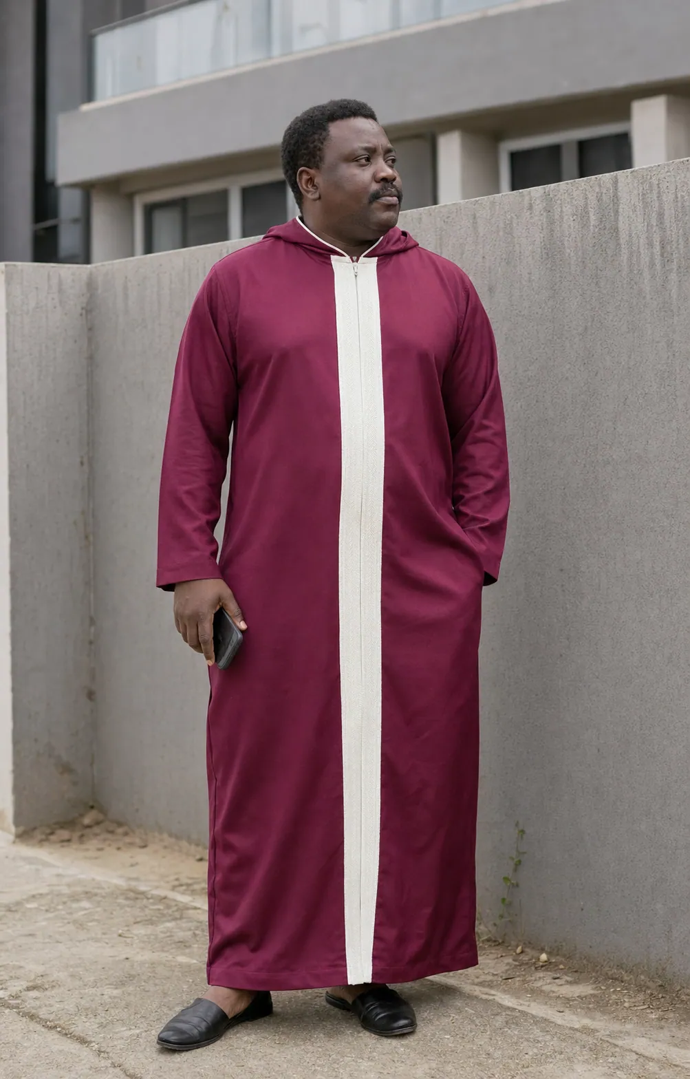 Wine Ready Kaftan colour-matched Nigerian traditional look