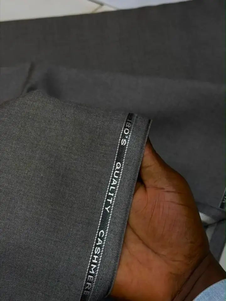 Charcoal Distinguished Weave product photograph from Mina’s Loom